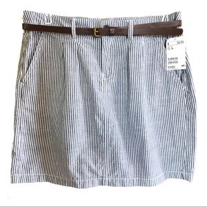 L.O.G.G. H&M Pin Striped Mini Skirt Sz 6